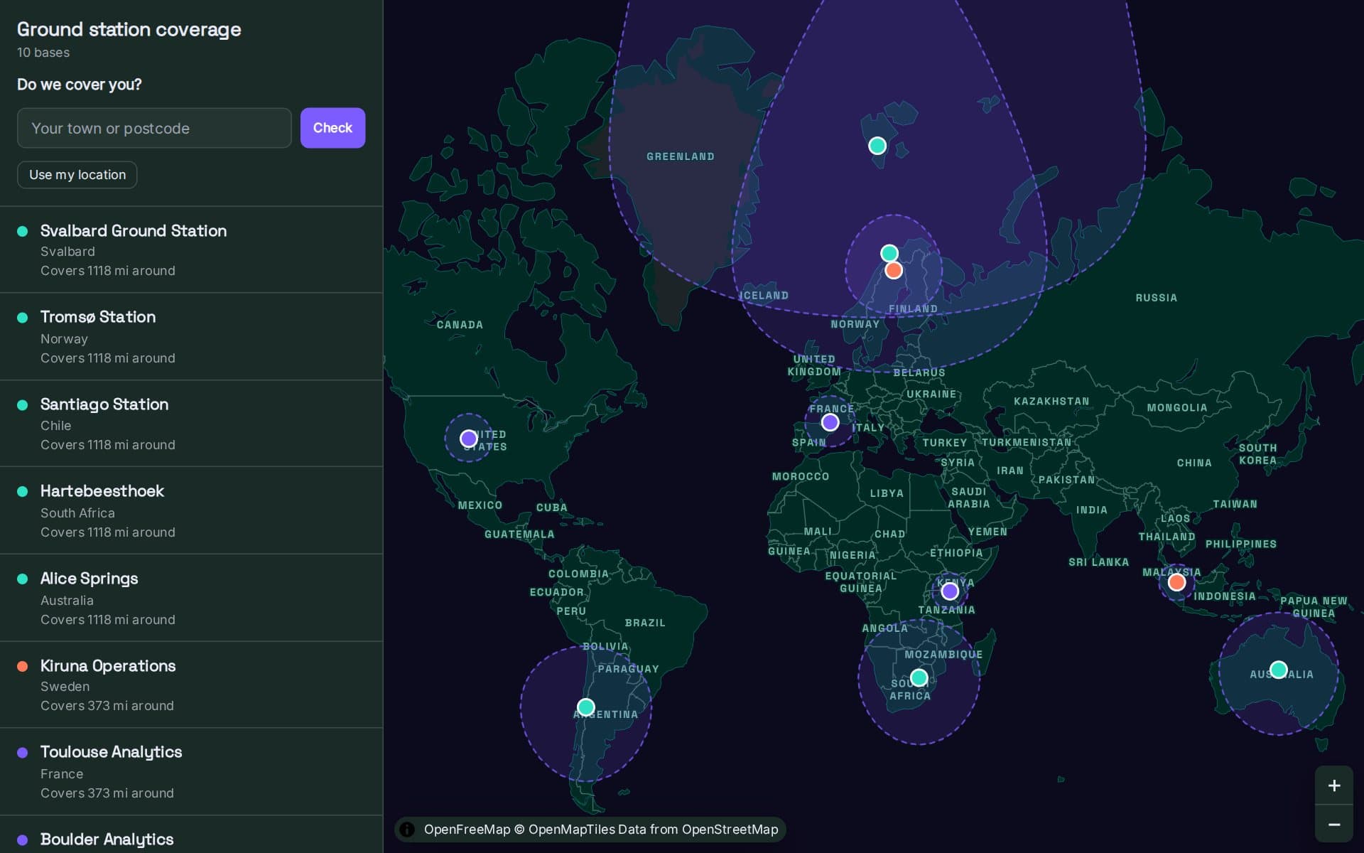 Orbit Labs: a Coverage map designed by Mappio